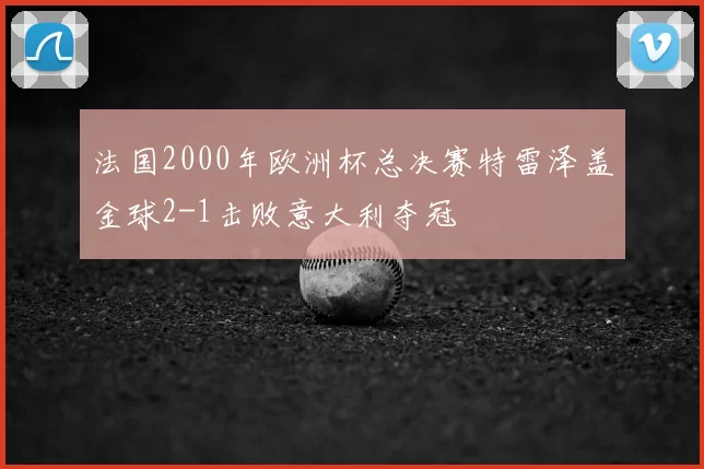 法国2000年欧洲杯总决赛特雷泽盖金球2-1击败意大利夺冠